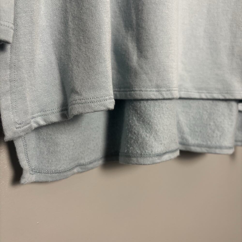 Eileen Fisher Womens Blue Organic Cotton Tencel Lyocell Blend Petite Medium Top - Picture 5 of 7